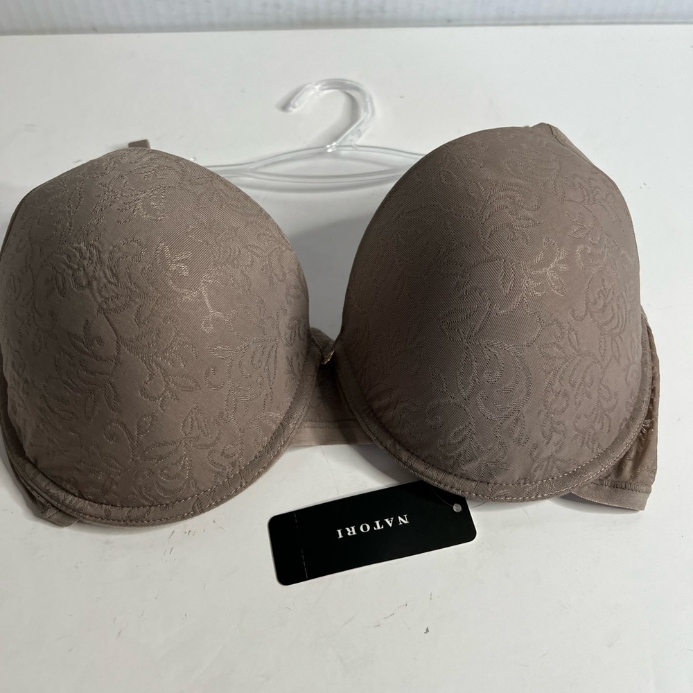NWT Natori Sheer Jacquard underwire push up bra